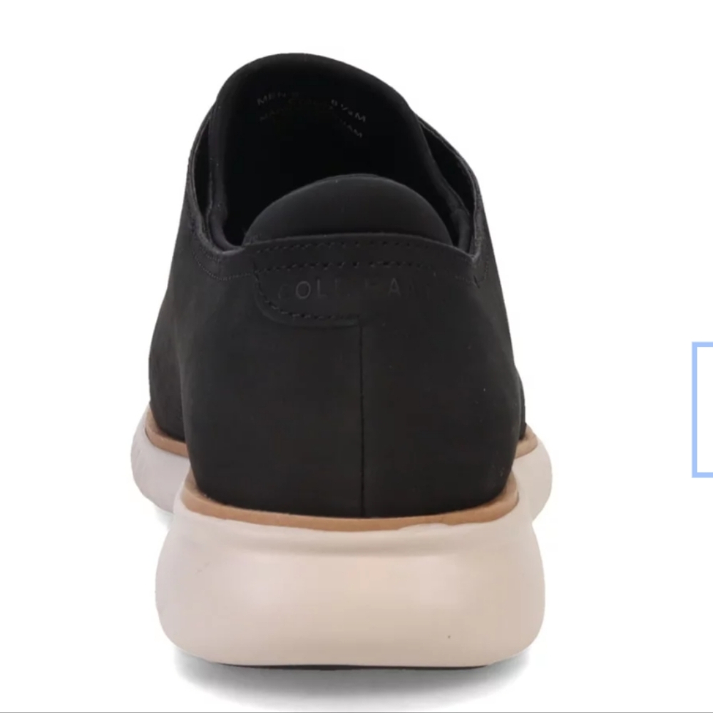Cole Haan 2.0 ZEROGRAND LASER WING Black Leather Oxfords Loafers Size‎ 10.5 Wide - Picture 5 of 15